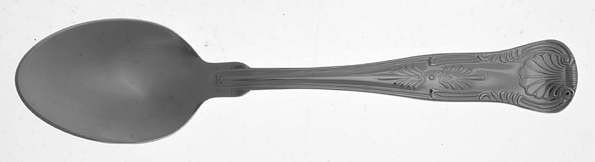 Kings (Stainless, 18-10, Select, China) Oval Place Soup Spoon by Reed & Barton-1
