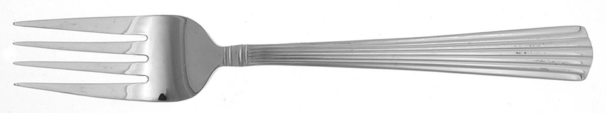Fluted Elegance (Stainless) Large Individual Salad Fork by Reed & Barton-1