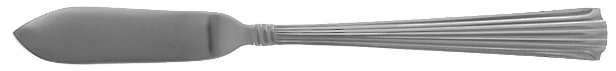 Fluted Elegance (Stainless) Flat Handle Master Butter Knife by Reed & Barton-1