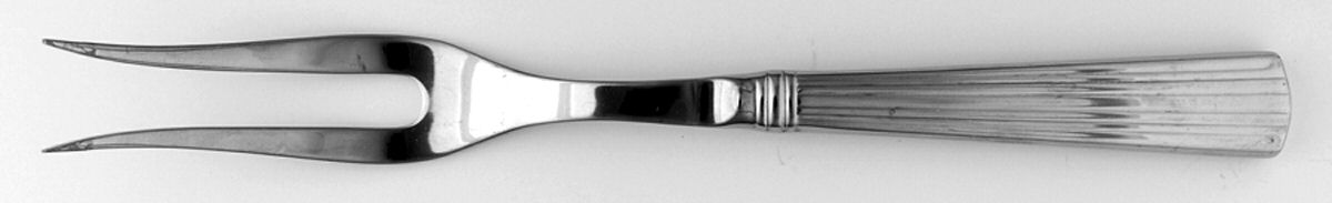 Fluted Elegance (Stainless) Large Stainless-Prong Roast Carving Fork by Reed & Barton-1