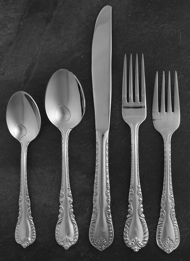 Louis Philippe (Stainless) 5 Piece Place Setting by Reed & Barton-1