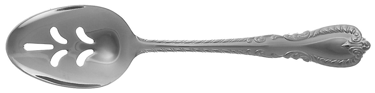 Louis Philippe (Stainless) Pierced Tablespoon (Serving Spoon) by Reed & Barton-1