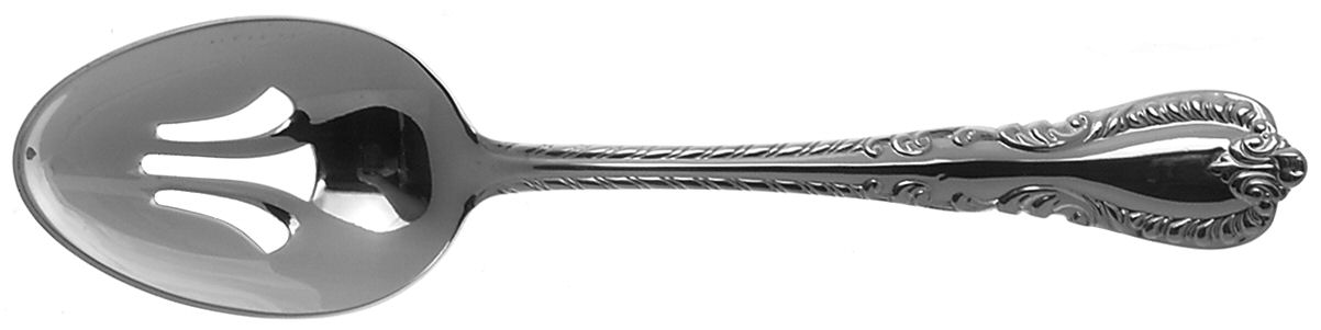 Louis Philippe (Stainless) Pierced Tablespoon (Serving Spoon) by Reed & Barton-1