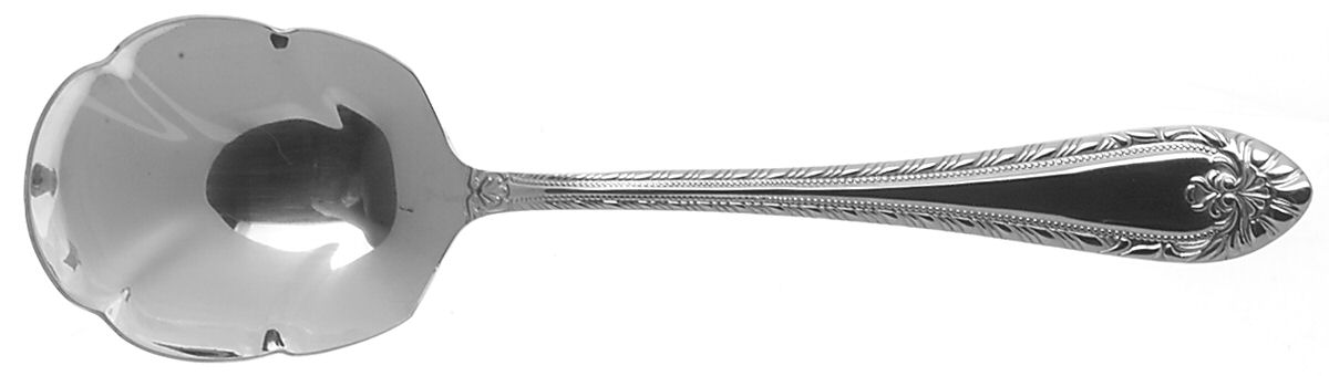 Royal Britannia (Stainless) Solid Shell Casserole Spoon by Reed & Barton-1