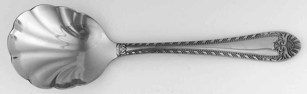 Royal Britannia (Stainless) Solid Shell Casserole Spoon by Reed & Barton-1