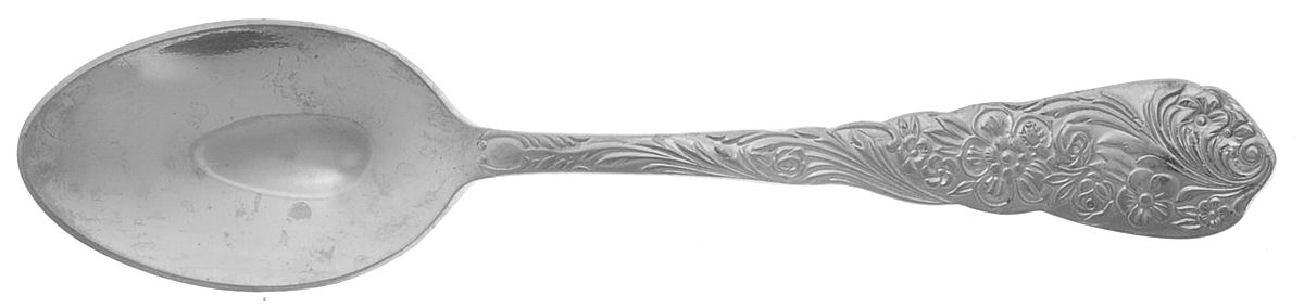 Flora (Stainless) Place/Oval Soup Spoon by Reed & Barton-1