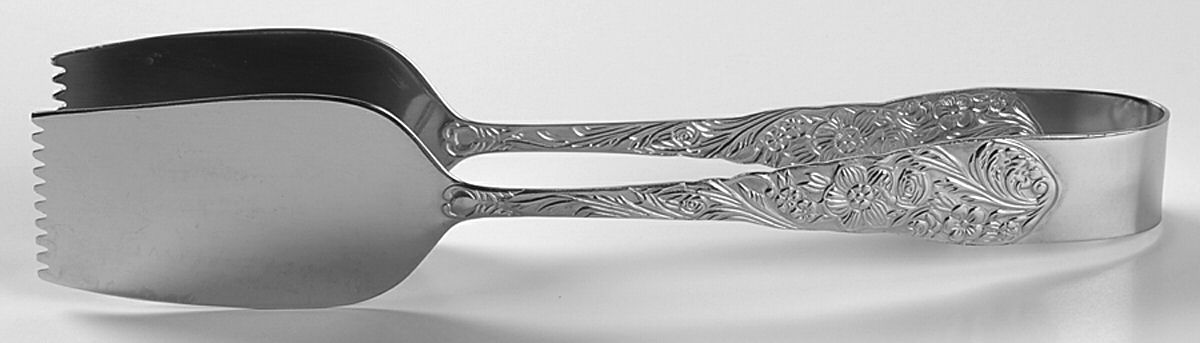 Flora (Stainless) 1-Piece Salad Tongs by Reed & Barton-1