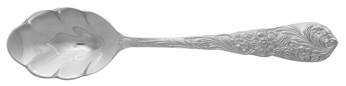 Flora (Stainless) Sugar Shell Spoon by Reed & Barton-1