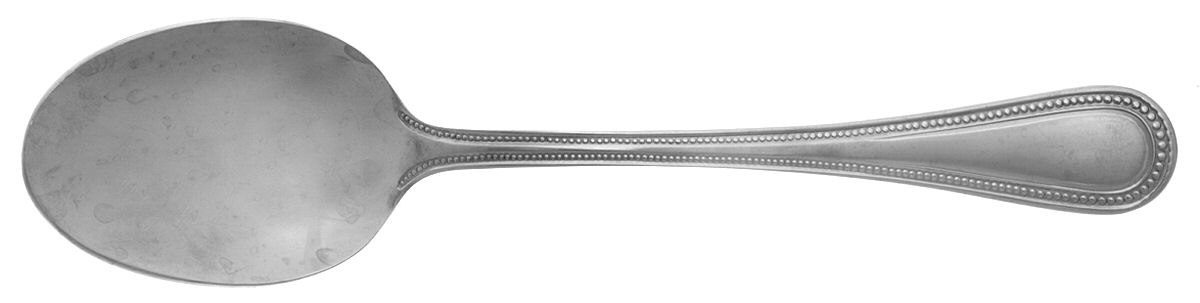 Continental Bead (Stainless) Place/Oval Soup Spoon by Roberts & Belk-1
