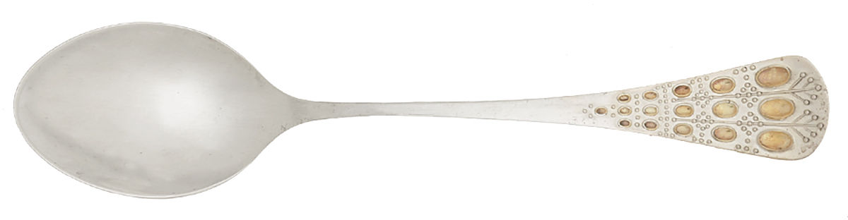 Romance (Sterling, Gold Acct) Five O'Clock Teaspoon by Rosenthal-1