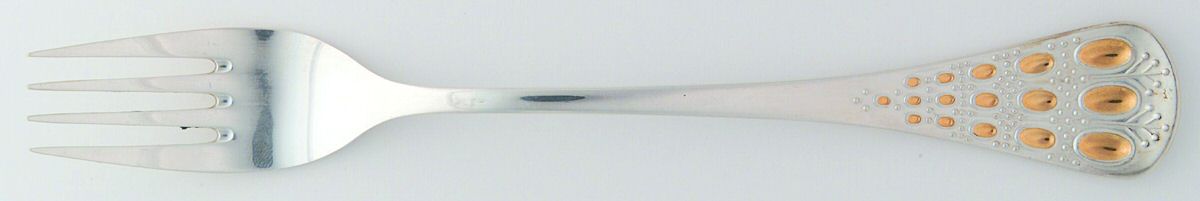 Romance (Sterling, Gold Acct) Fork by Rosenthal-1