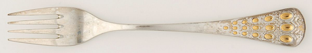 Romance (Sterling, Gold Acct) Individual Salad Fork by Rosenthal-1