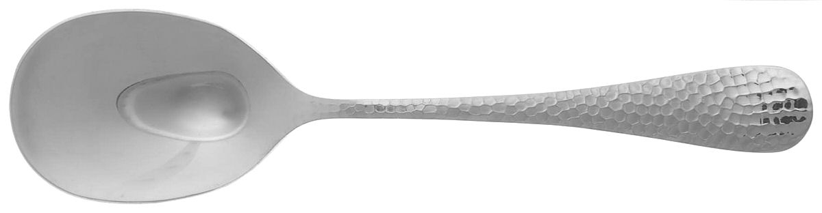 Olde English Hammered (Stainless) Sugar Spoon by Reed & Barton-1