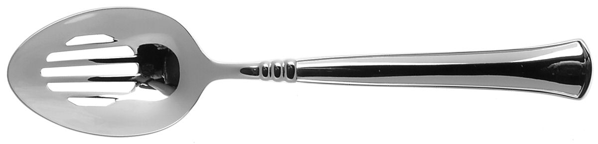 Sylvan (Stainless) Pierced Tablespoon (Serving Spoon) by Reed & Barton-1