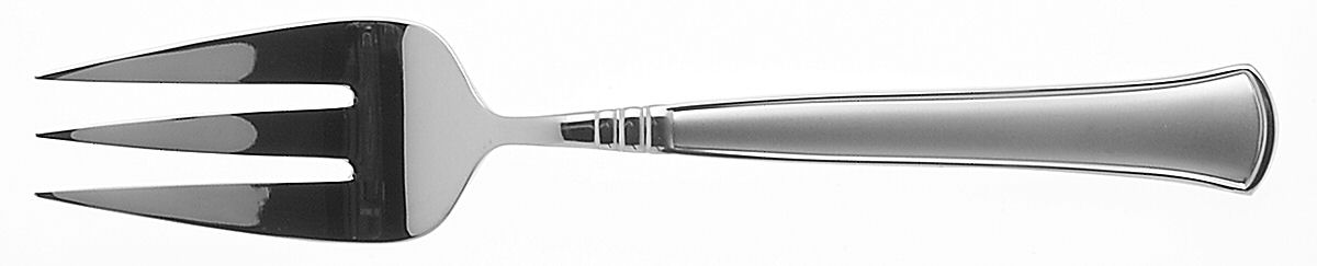 Sylvan-Matte Large Solid Cold Meat Serving Fork by Reed & Barton-1