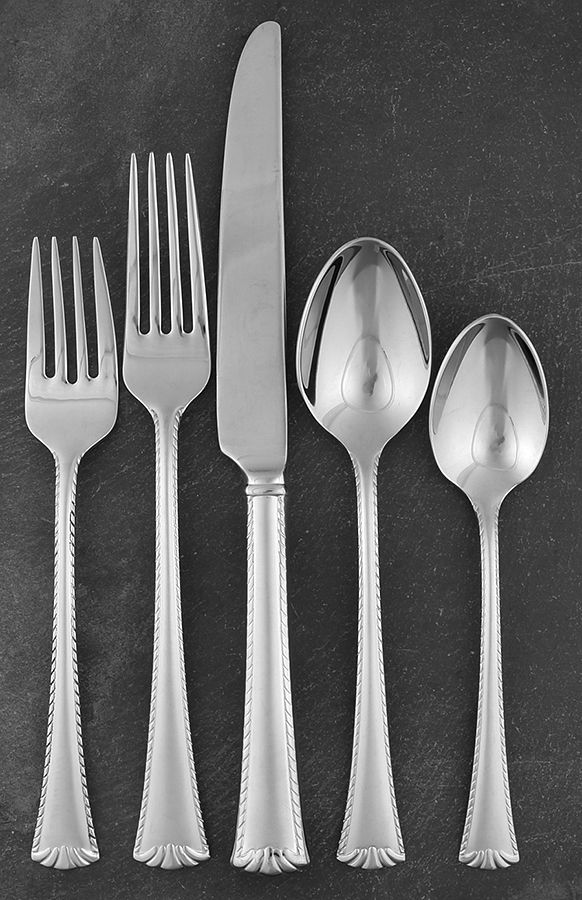 Hampshire-Matte (Stainless) 5 Piece Place Setting by Reed & Barton-1