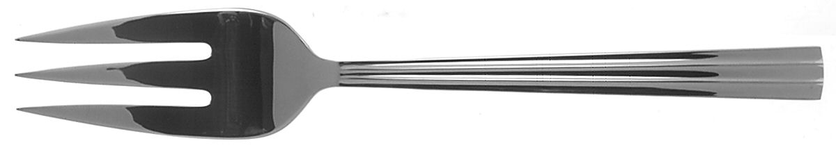 Sebring (Stainless) Medium Solid Cold Meat Serving Fork by Reed & Barton-1