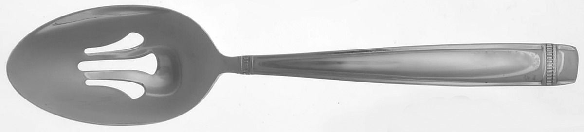 Durham (Stainless) Pierced Tablespoon (Serving Spoon) by Reed & Barton-1