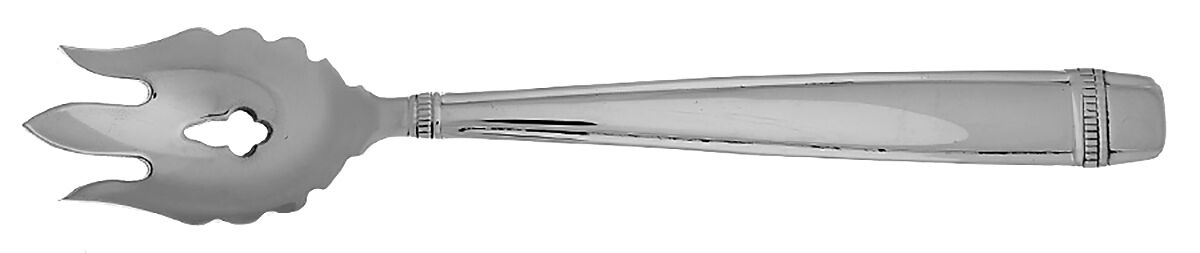 Durham (Stainless) Vegetable Serving Fork Solid  HC by Reed & Barton-1