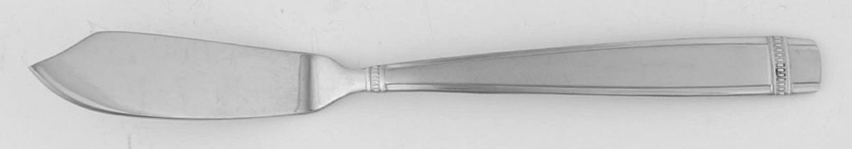 Durham-Matte (Stainless) Flat Handle Master Butter Knife by Reed & Barton-1