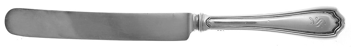 Hepplewhite-Plain (Sterling, 1907, No Monos) Old French Hollow Knife with Bolster by Reed & Barton-1