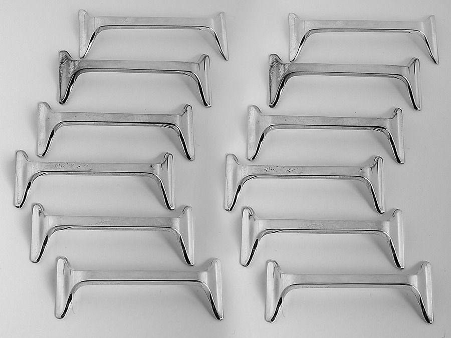 Alta (Sterling) Knife Rest - Set of 12 by Robbe & Berking-1
