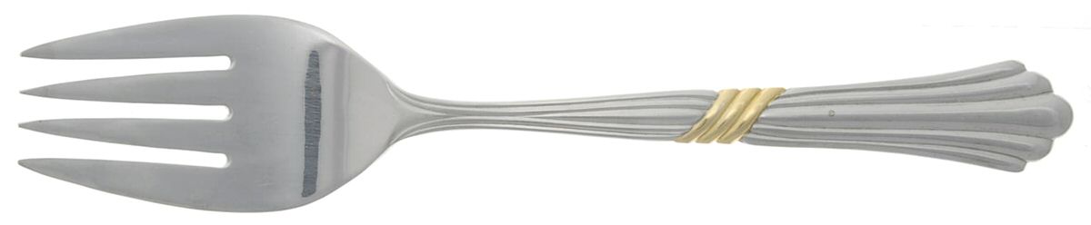 RGL16 Medium Solid Cold Meat Serving Fork by Royal Gallery-1