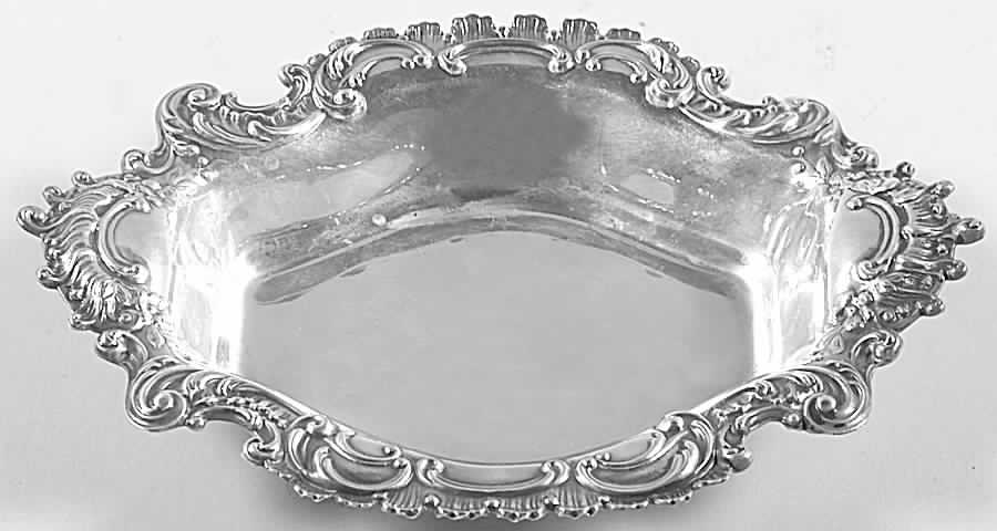 Burgundy (Sterling, Hollowware)  6" Bon Bon Bowl by Reed & Barton-1