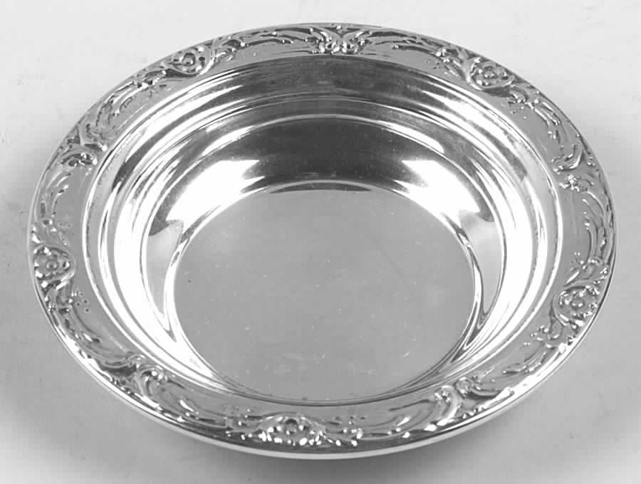 Burgundy (Sterling, Hollowware)  6" Bon Bon Bowl by Reed & Barton-1