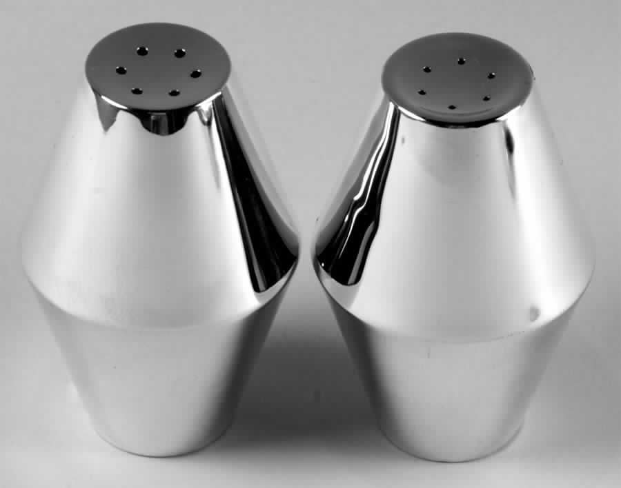 Diamond (Sterling, Hollowware) Salt and Pepper Set by Reed & Barton-1