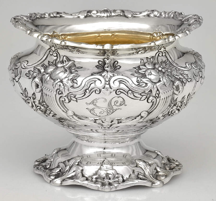 Francis I (Sterling, Hlwr, Eagle-R-Lion, Dated, Oval) Waste Bowl by Reed & Barton-1