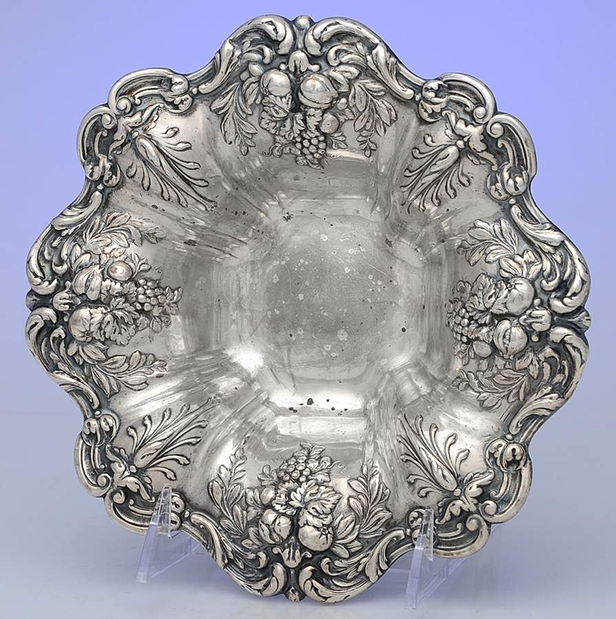 Francis I (Sterling, Hlwr, Eagle-R-Lion, Dated, Oval) 8" Bon Bon Bowl by Reed & Barton-1