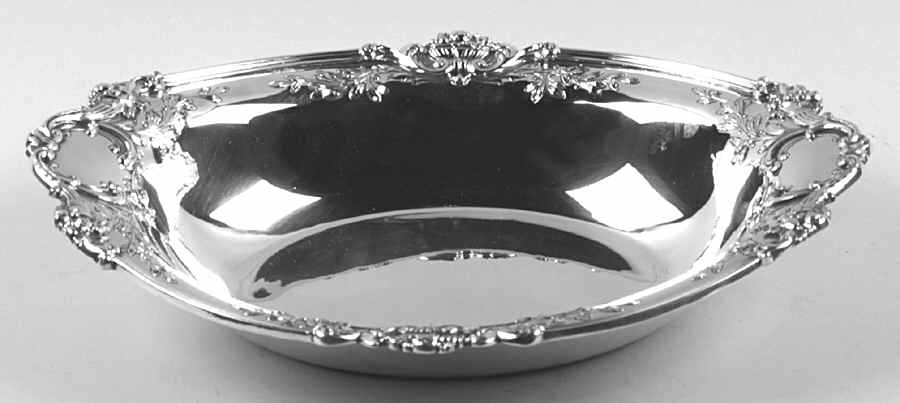 Francis I (Sterling, Hlwr, Eagle-R-Lion, Dated, Oval) Chased Sterling Oval Vegetable Bowl by Reed & Barton-1