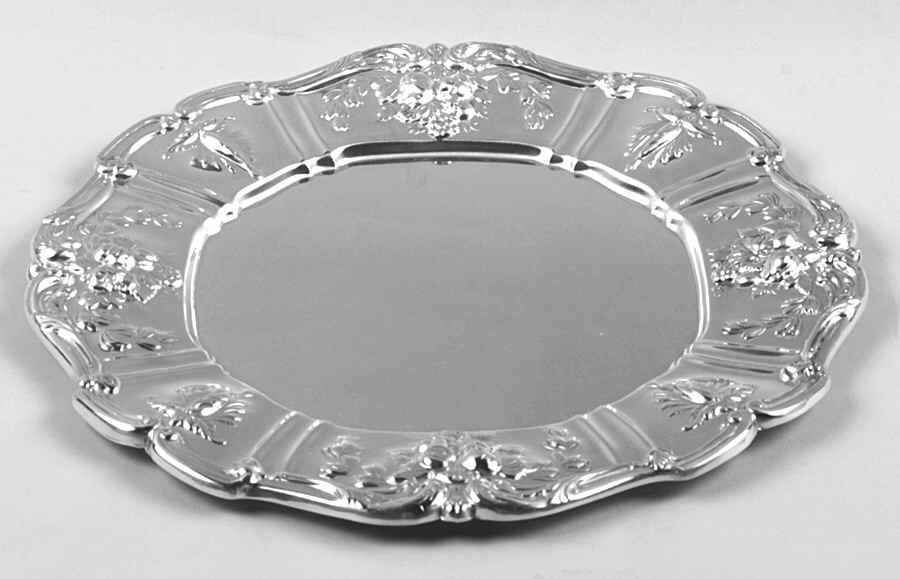 Francis I (Sterling, Hlwr, Eagle-R-Lion, Dated, Oval) Service Plate by Reed & Barton-1