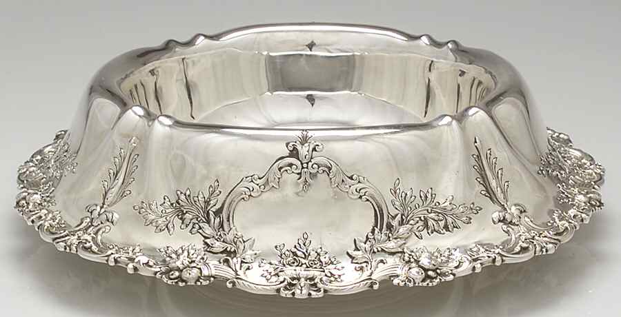 Francis I (Sterling, Hlwr, Eagle-R-Lion, Dated, Oval) 16" Rolled Edge Centerpiece by Reed & Barton-1