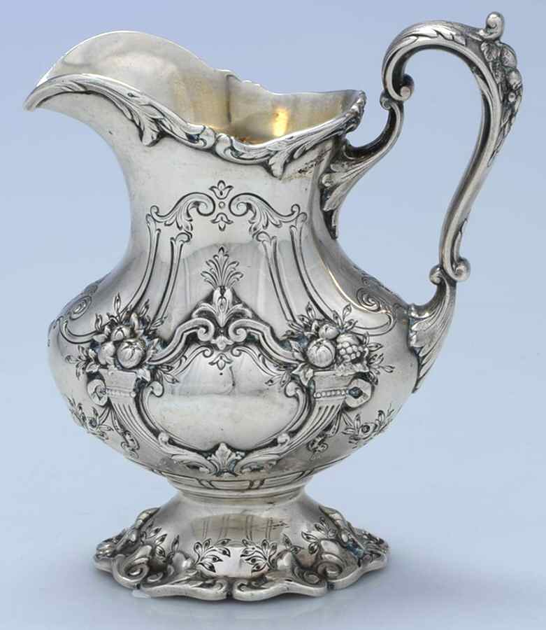 Francis I (Sterling, Hlwr, Eagle-R-Lion, Dated, Oval) Mini Creamer by Reed & Barton-1