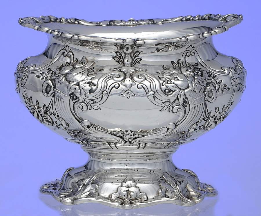 Francis I (Sterling, Hlwr, Eagle-R-Lion, Dated, Oval) Waste Bowl by Reed & Barton-1