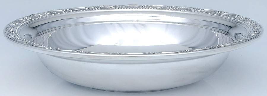 Georgian Rose (Sterling, Hollowware) 9" Round Vegetable Bowl by Reed & Barton-1