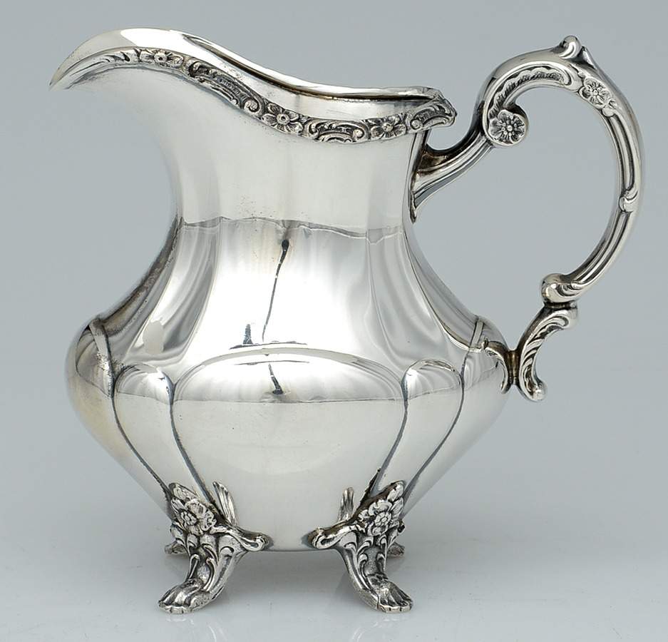 Georgian Rose (Sterling, Hollowware) Creamer by Reed & Barton-1