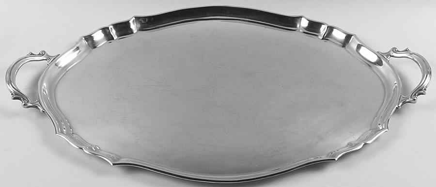 Hampton Court (Sterling, Hollowware) 27" Waiter Tray by Reed & Barton-1