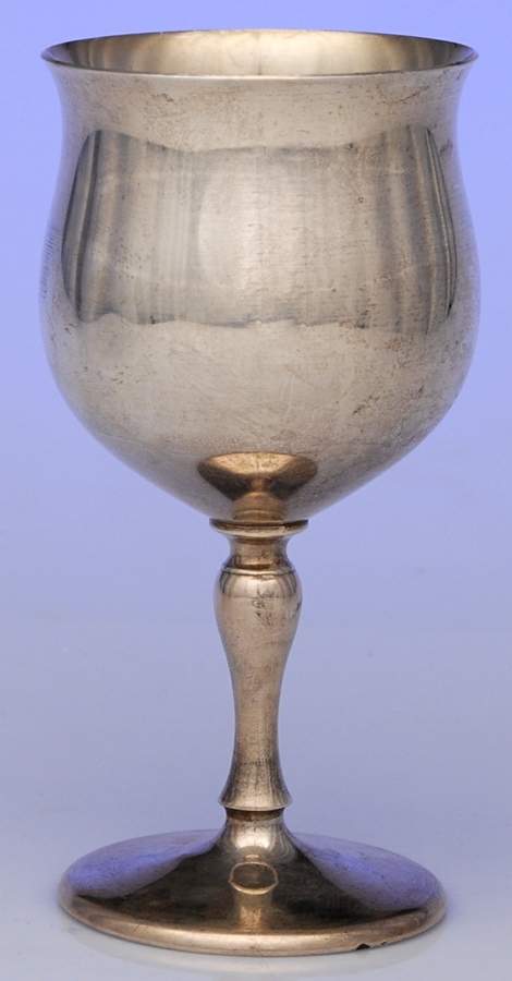 Pointed Antique (Sterling, Hollowware) Water Goblet by Reed & Barton-1
