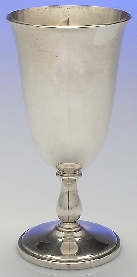 Pointed Antique (Sterling, Hollowware) Water Goblet by Reed & Barton-1