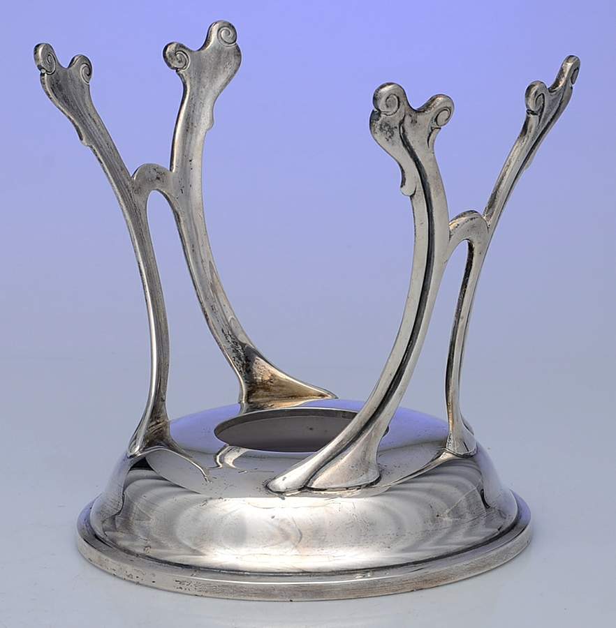 Pointed Antique (Sterling, Hollowware) Sterling Kettle, Stand Only by Reed & Barton-1