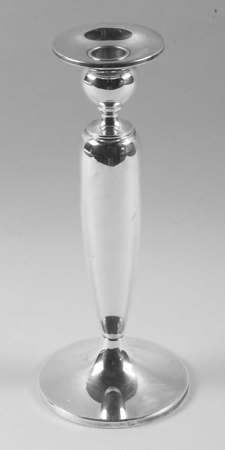 Pointed Antique (Sterling, Hollowware) 11" Weighted Candlestick by Reed & Barton-1