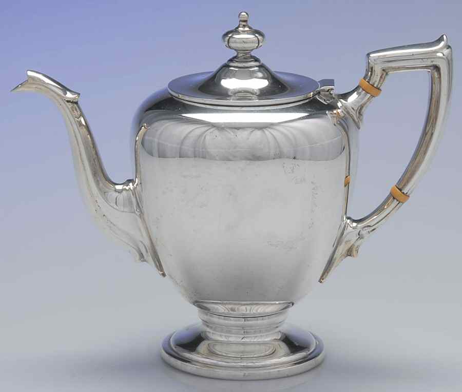 Pointed Antique (Sterling, Hollowware) Teapot by Reed & Barton-1