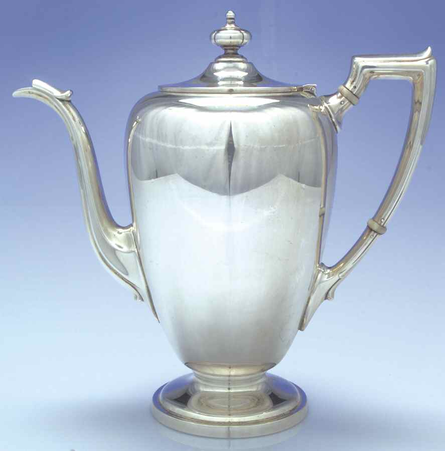 Pointed Antique (Sterling, Hollowware) Coffee Pot by Reed & Barton-1