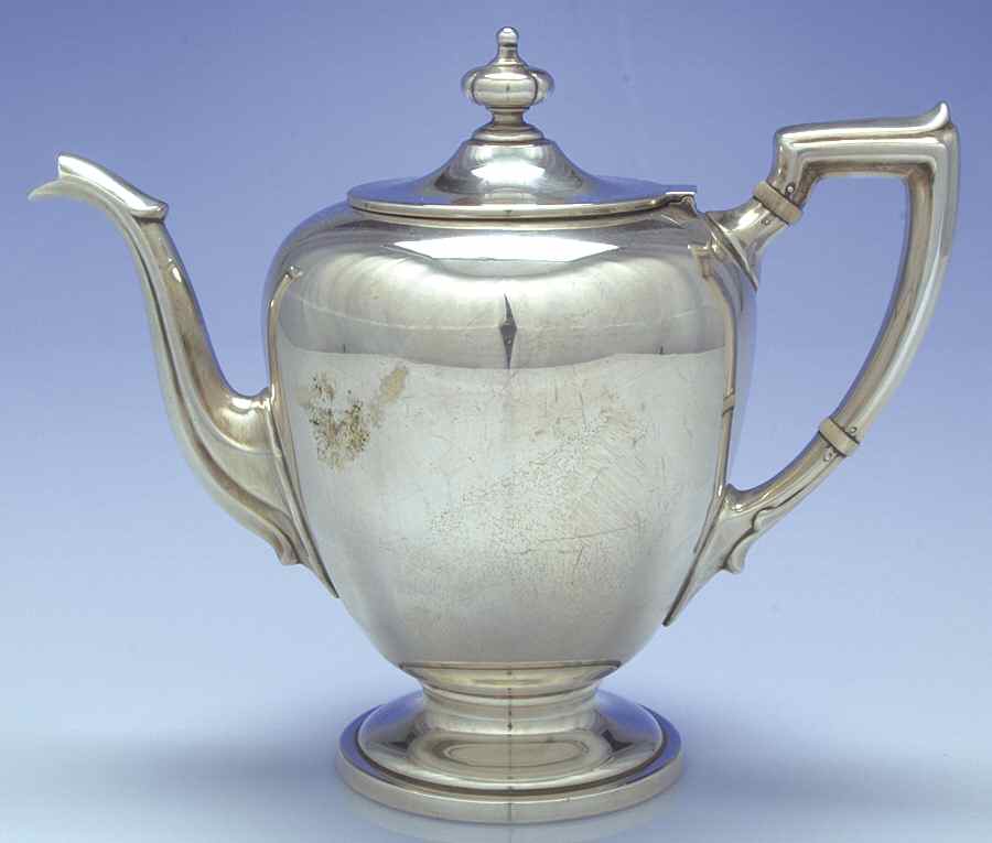 Pointed Antique (Sterling, Hollowware) Teapot by Reed & Barton-1