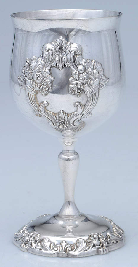 King Francis (Silverplate, Hollowware) Water Goblet by Reed & Barton-1