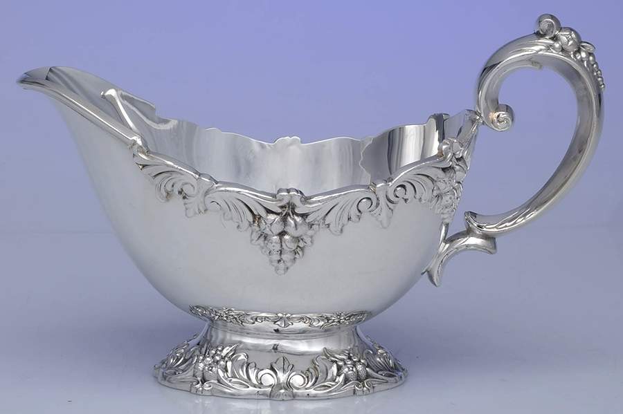 King Francis (Silverplate, Hollowware) Gravy Boat No Underplate by Reed & Barton-1
