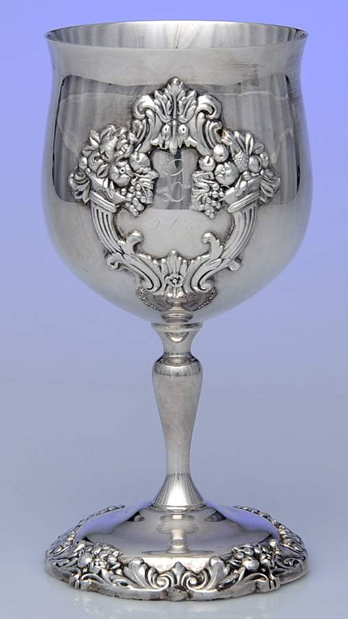 King Francis (Silverplate, Hollowware) Water Goblet by Reed & Barton-1